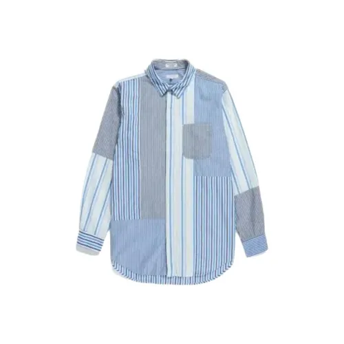 Engineered Garments Blue Men's Shirts Engineered Garments Синие Мужские Рубашки