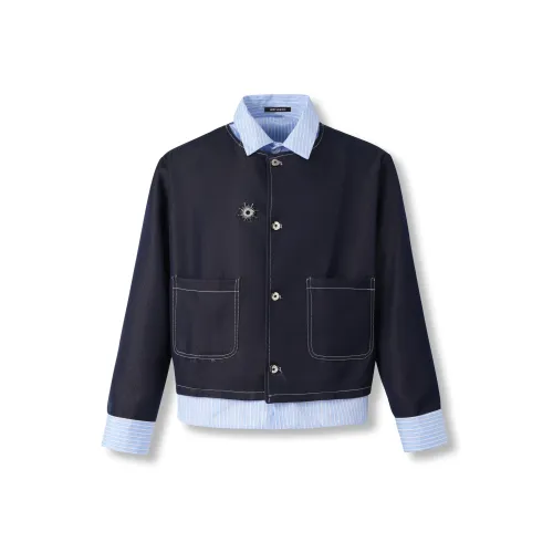 ACE VESTITI Синий Унисекс Джинсовые куртки