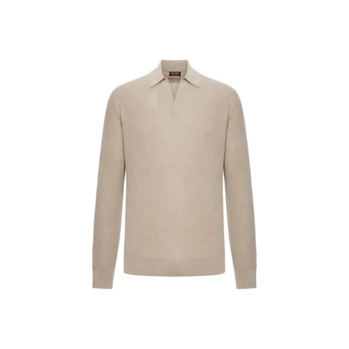 Ermenegildo Zegna Light Beige Мужская Поло
