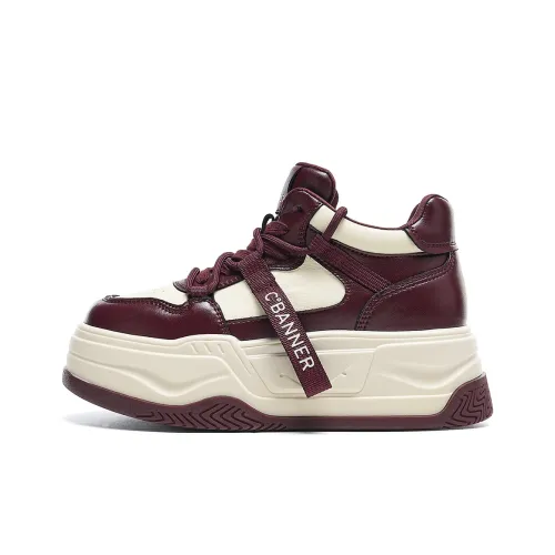 C°BANNER Скейтборд Кроссовки Низкие Красный Женские