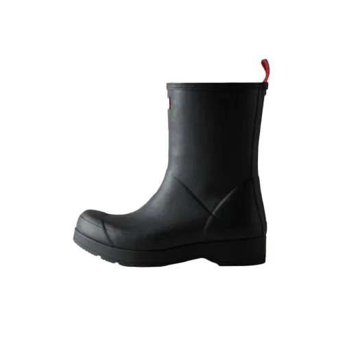HUNTER Играть Резиновые сапоги Мужские Черные