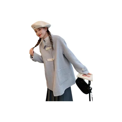 MDEHT Серый Женский Пальто