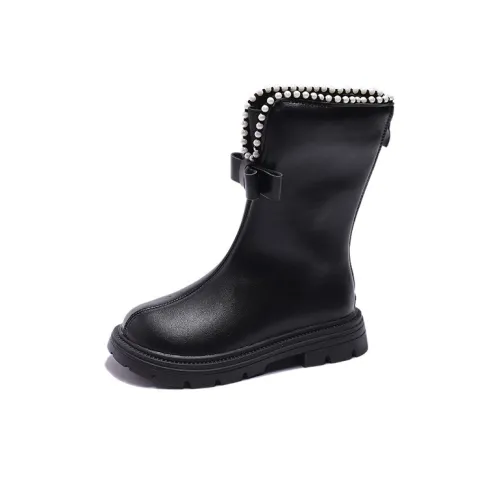 Lv Fielder Детские кожаные сапоги High Top Унисекс