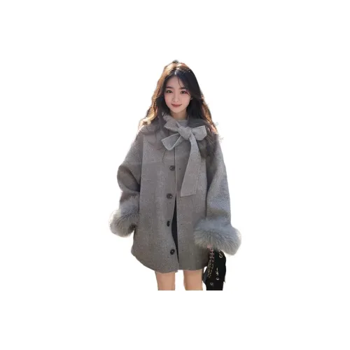 YINLEI Серый Женский Пальто