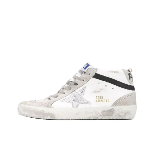 Golden Goose Mid Star Low Топ Скейтборд Кроссовки Женские Белые