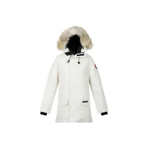 Canada Goose Langford Collection Lodge Collection Пуховик PARKA Пальто Зимний Мужской Рассветно-белый