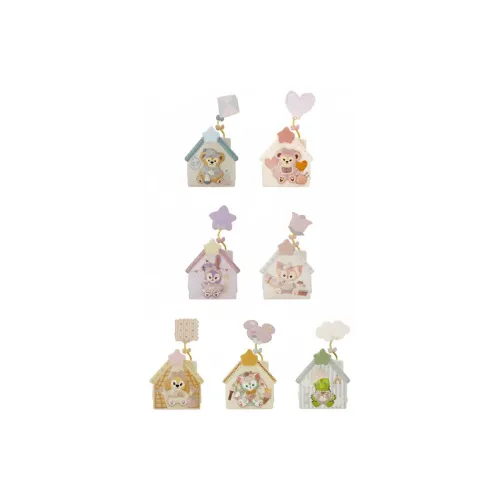 Disney Duffy и Friends Маленькая коллекция Buddy PHOTO Заколка для волос Слепая коробка Один Mystery Коробка Целая коробка 7 шт