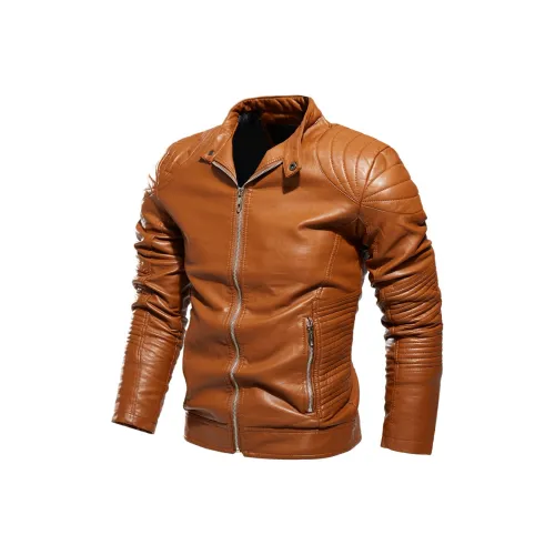 VNHP Мужские кожаные куртки