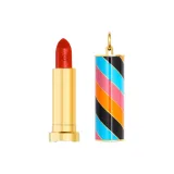 Двухкомпонентный комплект: #373 Розовый Кольцо Свет Лаковый Помада 3,5г + Радужная Крышка