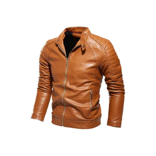VNHP Мужские кожаные куртки