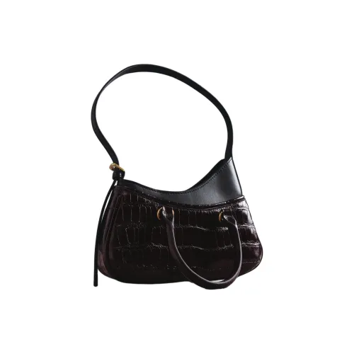 ZARA Collaboration Коровья кожа Сумка на плечо Женская Шоколад