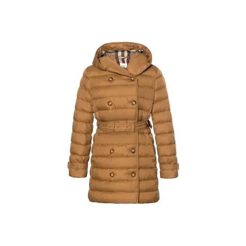 Burberry SS25 Пуховик Унисекс Коричневый