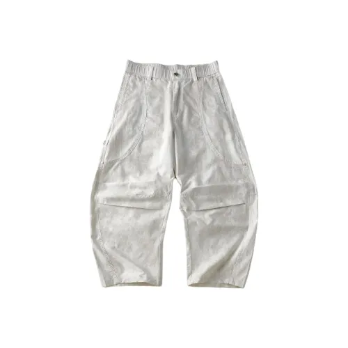 98SQUID Dirty Ecru Unisex Cargo Pants