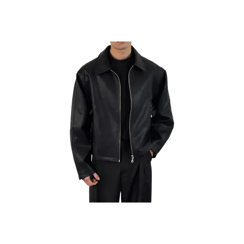 MGDOHOME Черный Унисекс Кожаные куртки