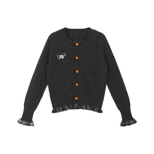 POPO.INFO Темно-серый женский трикотаж