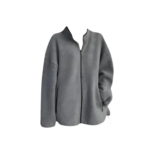 CHARM GLOW Серый Женские Бархатные Куртки