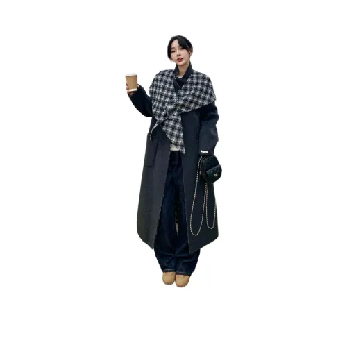 MEXICAN Темно-серый Женский Пальто