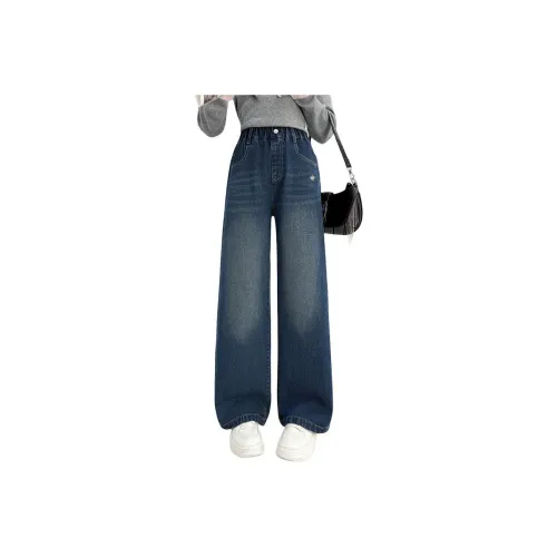 Teddy's Collection Синие флисовые штаны с подкладкой школьные джинсы