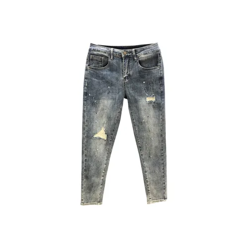 YONGYAN Синий Мужской Джинсы