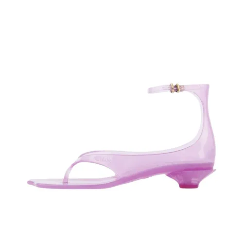 Chloe Jelly One Strap Sandals Women's Pink