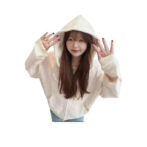 BELOVED STARRY Белый Женский Свитшот