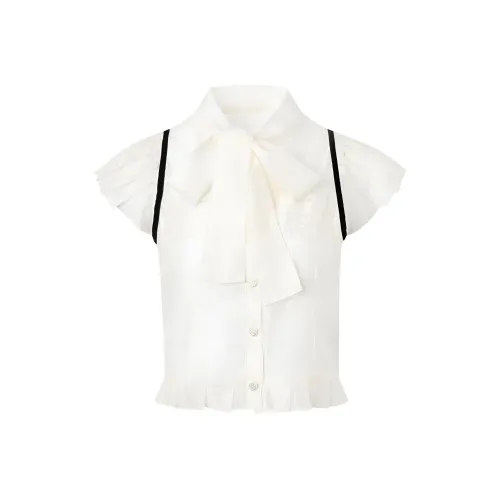 Fish Rabbits Шифон Рубашка Женские