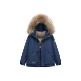 Лавандовый хлопковый пуховик