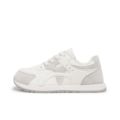 HUANQIU массивные кроссовки Low Top Бежево-серые Женские