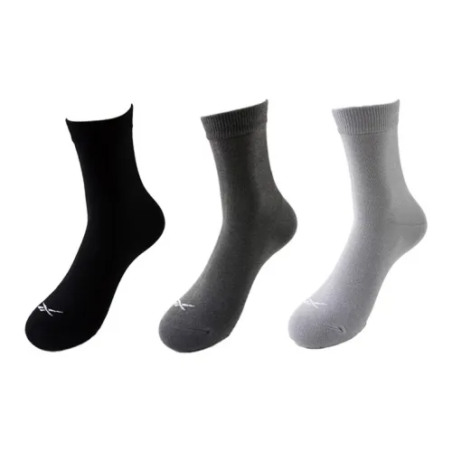 REEBOK [3 упаковки] Смешанные цвета Мужские носки MID до икры