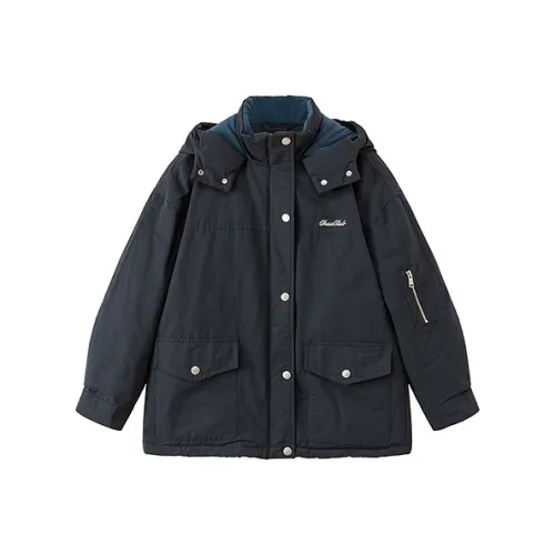 CHUU Темно-синий женский пуховик