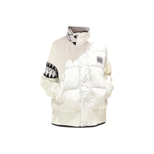 VKXOW Экрю Женские пуховики