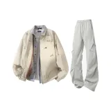 Бежевые + Светло-серые штаны