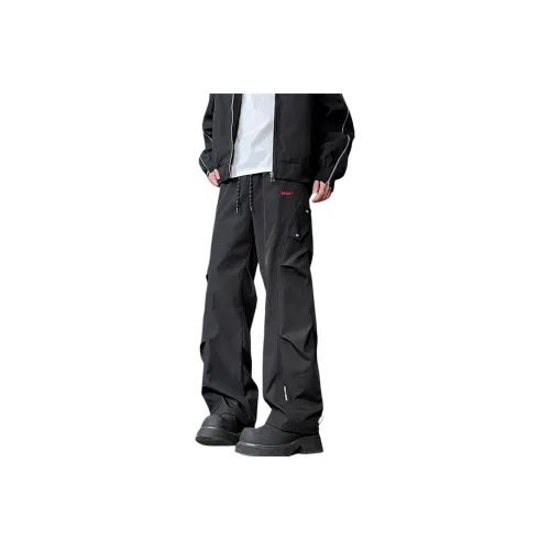 POSIYING Черный С подарками Съемная застежка-булавка Унисекс Вязаные тренировочные штаны