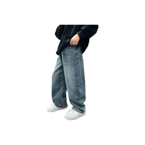 EASTERN CAMEL Синие Джинсы для детей с флисовой подкладкой