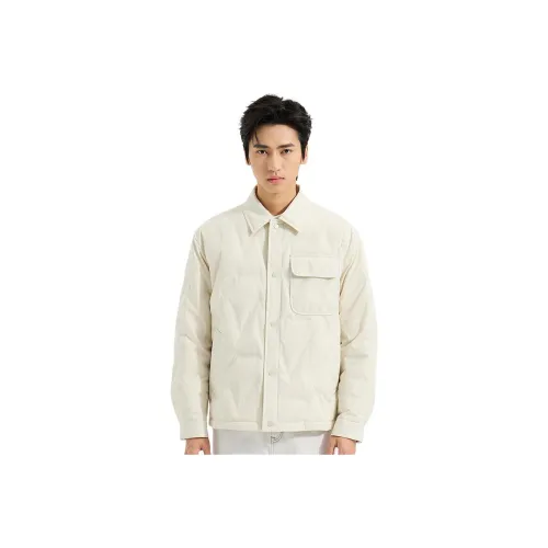 LESS IS MORE Ecru Мужские Пуховики