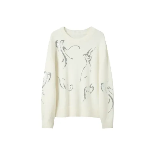 3COLOUR Ecru Женская Трикотаж