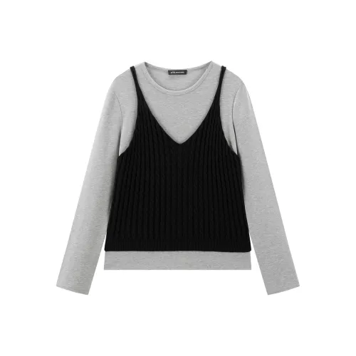 PEACEBIRD Ультраматовый серый Женские рубашки