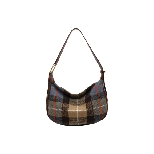 morellybear Клетчатая ткань Сумка на плечо Женская Многоцветная