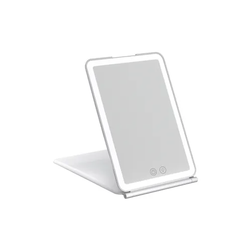 PureLove Карман с клапаном складной светодиодный свет вверх путешествие трехцветный регулируемый свет регулируемое зеркало MAKE UP Зеркала