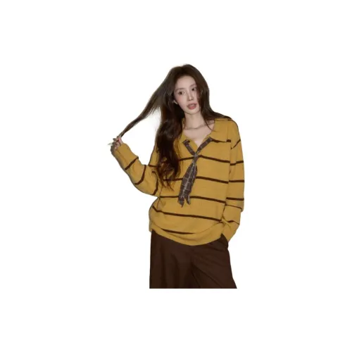 KYKW Женский Трикотаж Желтый