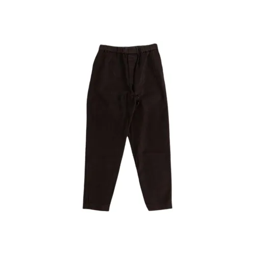 CASEY CASEY Chocolate Brown Men's Casual Pants CASEY CASEY Шоколадные коричневые мужские повседневные брюки