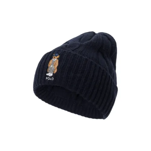 Polo Ralph Lauren Шерсть Бини Женские Морской Синий