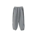 Серые штаны с флисовой подкладкой