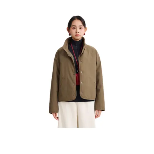 Feathered Object Армейский зеленый Женские пуховики