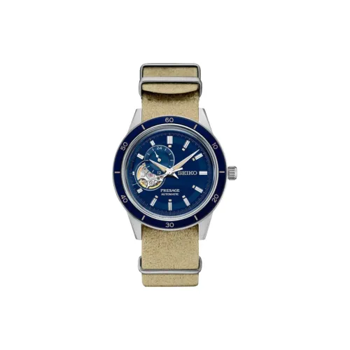 SEIKO Автоматический Механический Часы Мужские серии Presage 40,8 мм Синий