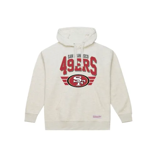 Mitchell Ness Белый Мужской Свитшот