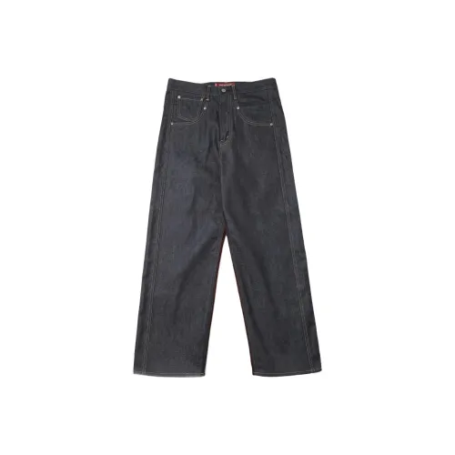 JUNYA WATANABE Индиго Коричневый Мужские Джинсы