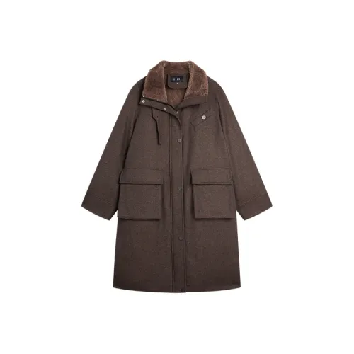 ELLE Кофе Женские Пуховики