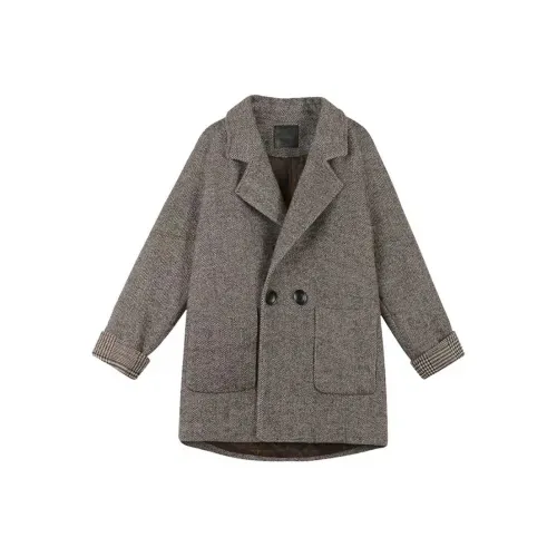 POPO.INFO Серый Женский Пальто
