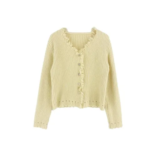 MDEHT Жёлтый Женский Трикотаж